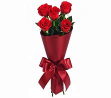 Букет 5 Красных роз Эдлесс Лав в Емельяново