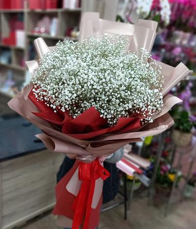 Букет цветов из: Гипсофила в Емельяново