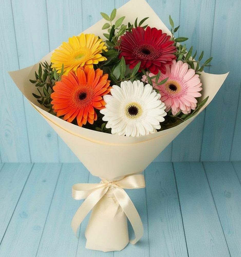 Букет цветов из: Герберы в Емельяново