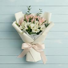 Букет цветов из:  Альстромерии в Емельяново