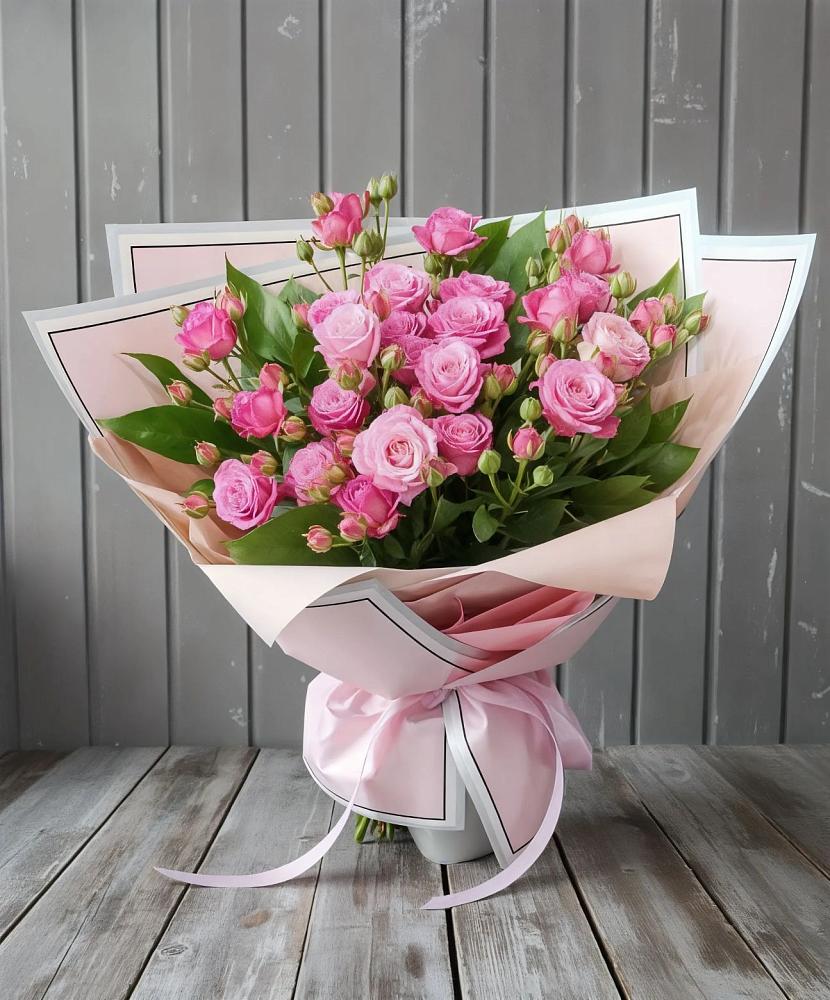 Букет Розовый кустик в Емельяново
