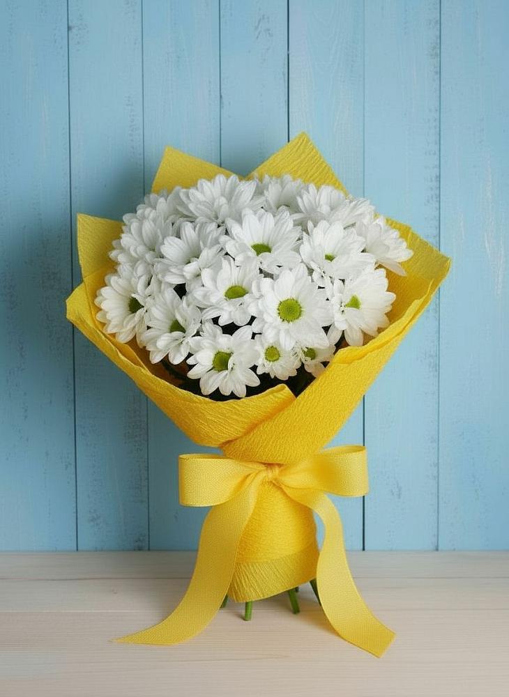 Букет цветов из: Хризантемы в Емельяново