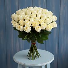 Букет 51 Белая роза Эдлесс Лав #REPLACE_PRED# Емельяново