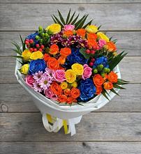 Букет цветов из:  Розы и Хризантемы #REPLACE_PRED# Емельяново