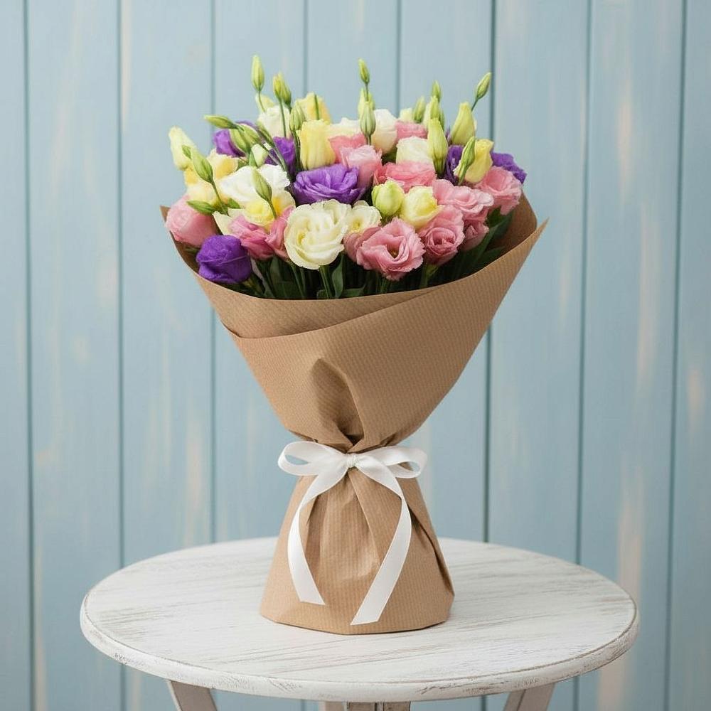 Букет цветов из: Лизиантусы в Емельяново