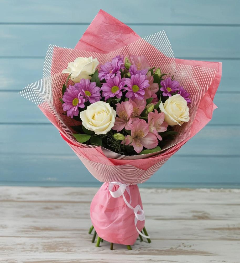 Букет цветов из: Герберы в Емельяново