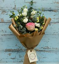 Букет цветов из:  Розы и Лизиантусы #REPLACE_PRED# Емельяново