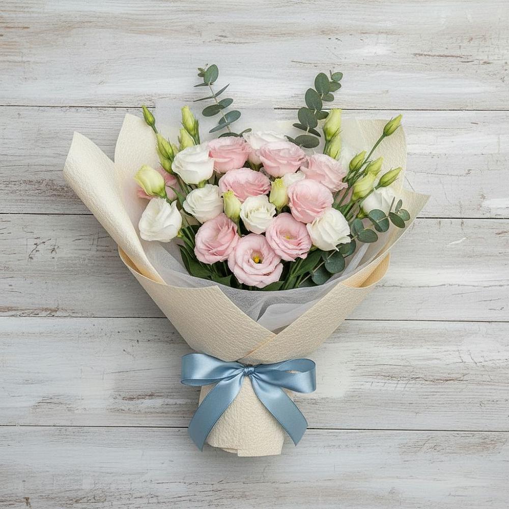 Букет цветов из: Лизиантусы в Емельяново